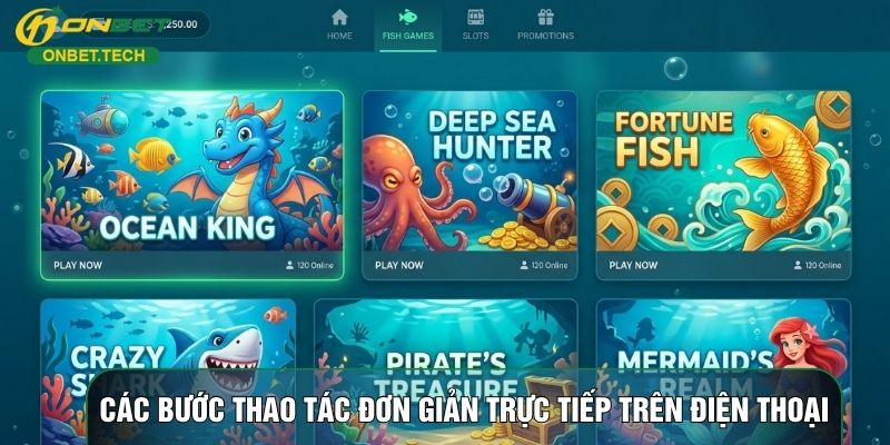 Các bước thao tác đơn giản trực tiếp trên điện thoại