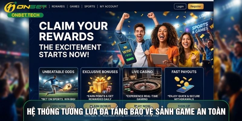 Hệ thống tường lửa đa tầng bảo vệ sảnh game an toàn Hệ thống tường lửa đa tầng bảo vệ sảnh game an toàn