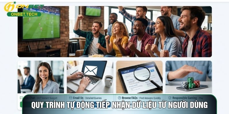 Quy trình tự động tiếp nhận dữ liệu từ người dùng